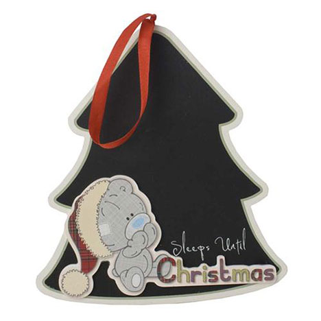 Sleeps till Christmas Me to You Bear Blackboard Plaque £3.60